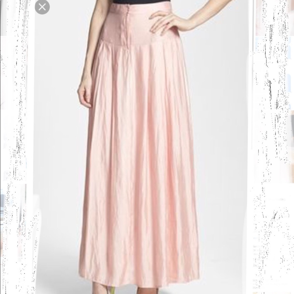 Only worn once!! June and Hudson Blush Maxi Skirt